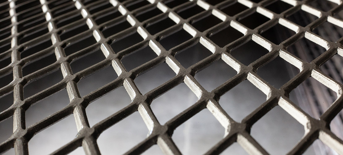 expanded grating